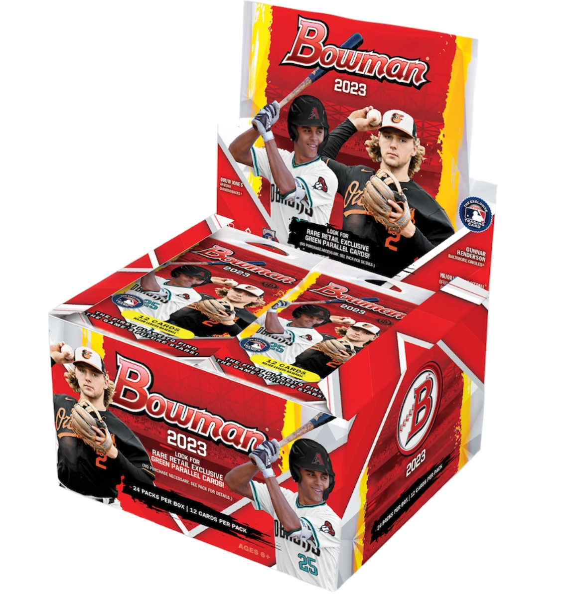 2023 Bowman Baseball Factory Sealed Retail Display Box